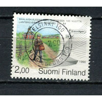 Финляндия - 1990 - Столетие сельской почты - [Mi. 1113] - полная серия - 1 марка. Гашеная.  (Лот 155BG)