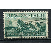 Новая Зеландия - 1956 - Киты 2Р - [Mi.360] - 1 марка. Гашеная.  (LOT EW29)-T10P14