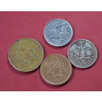 Барбадос 4 монеты
