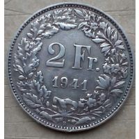2 франка Швейцария