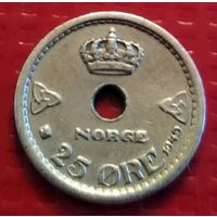 Норвегия 25 эре 1949 г. #50807