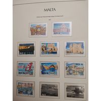 Мальта 1991г Природное и художественное наследие Мальтийских островов **