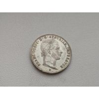 25 крейцеров 1858г.Франц Иосиф 1 серебро.