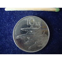Монета 10 крон, Исландия, 2006 г.
