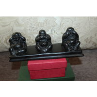 Фигурки "Будда", тяжёлый, плотный пластик, высота 8 см.