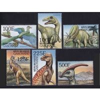 2000 Габон 1592-1597 Динозавры 8,00 евро