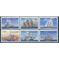 Джибути 2000 корабли парусники MNH