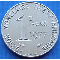 Западная Африка (BCEAO) 1 франк 1977 года  KM#8  Тираж: 15.700.000 шт