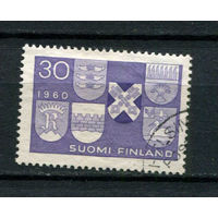 Финляндия - 1960 - Гербы - [Mi. 515] - полная серия - 1 марка. Гашеная.  (Лот 175AL)