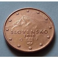 2 евроцента, Словакия 2010 г., AU