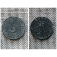 Австрия  5 грошей 1948