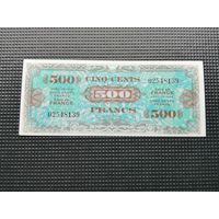 Франция 500 франков 1944