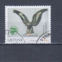 [2436] Литва 2004. Фауна.Птицы.Беркут. Гашеная марка.