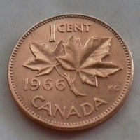 1 цент, Канада 1966 г.
