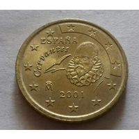 50 евроцентов, Испания 2001 г.