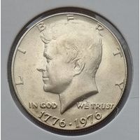 США 1/2 доллара (50 центов) 1976 г. 200 лет независимости США. В холдере