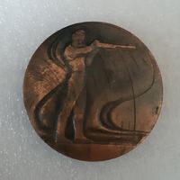 Медаль настольная Биатлон Чемпионат мира, Минск 1982 г. (тяжёлая)