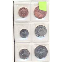 Джерси комплект монет (6 шт.) 2010-2012