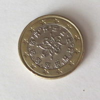 Португалия 1 евро 2002г.