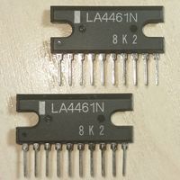 LA4461 усилители мощности низкой частоты выполненные по мостовой схеме. 12W AF Power Amplifier LA4461N