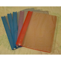 Набор из  5 цветных  пластиковых папок  скоросшивателей с  5 файлами (3)