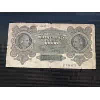 10000 марок 1922  Польша