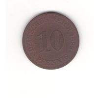 Германия 10 пфеннигов 1899 г. Е. Возможен обмен