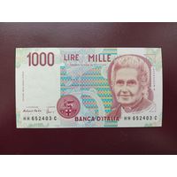 Италия 1000 лир 1998 UNC