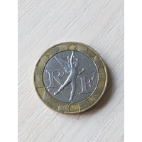 Франция 10 франков 1989г.