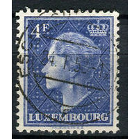 Люксембург - 1948/1951 - Великая герцогиня Люксембургская Шарлотта 4Fr - [Mi.457] - 1 марка. Гашеная.  (Лот 32AB)