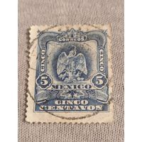 Мексика 1899 года. 5 сентаво