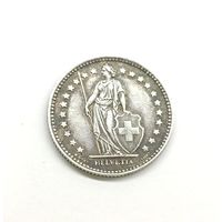 Монета 1 франк Швейцария 1913 г