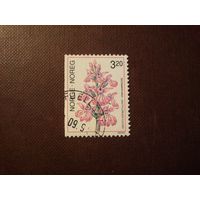 Норвегия 1990 г.Орхидея Дактилориза фуксия./47а/