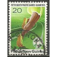 Папуа Новая Гвинея. 5 лет Южно-Тихоокеанским спортиграм. Лёгкая атлетика. 1975г. Mi#293.