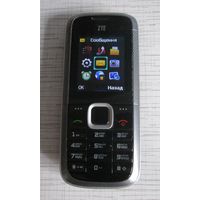 Телефон мобильный ZTE R221( А1) рабочий, без АКБ,чехол в подарок.