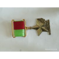 Медаль звания Герой Чернобыля (Беларусь) латунь реплика