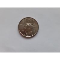 США 1 квотер 25 центов 2002 теннеси