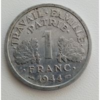 Франция 1 франк 1944