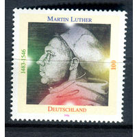 Германия - 1996г. - Мартин Лютер - полная серия, MNH с отпечатком [Mi 1841] - 1 марка