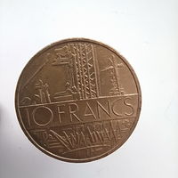 Франция 10 франков 1978 год лот 20
