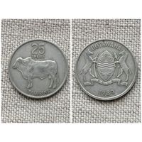 Ботсвана 25 больших тхебе 1989 / животные //FA