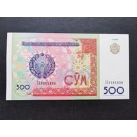 Узбекистан 500 сум 1999г unc, пресс