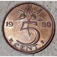 Нидерланды 5 центов, 1980 (14-9-3)