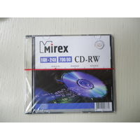 Диск CD RW Mirex, в упаковке.