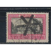 Данциг 1925 Ворота-Кран и Длинный мост Немое гаш # 212