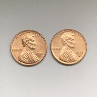 1 цент США 1978 D и 1979 D - 2 монеты