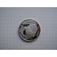 Люксембург 500 франков 1995 "Люксембург - Культурный город Европы" PROOF UNC, серебро