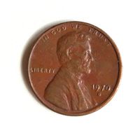 США 1 цент 1970 г. D