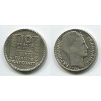 Франция. 10 франков (1930, серебро)