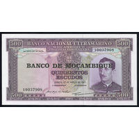 MOZAMBIQUE/Мозамбик_500 Escudos_nd (1976-old 22.03.1967)_Pick#118_UNC